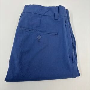 Vineyard Vines OTG Performance Mens 28x32 Blue Seersucker Cotton Blend Pants